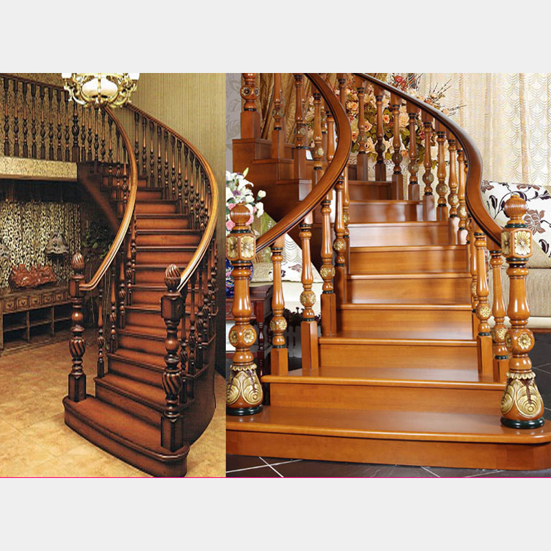 Luxury wrought stair handrail accessories