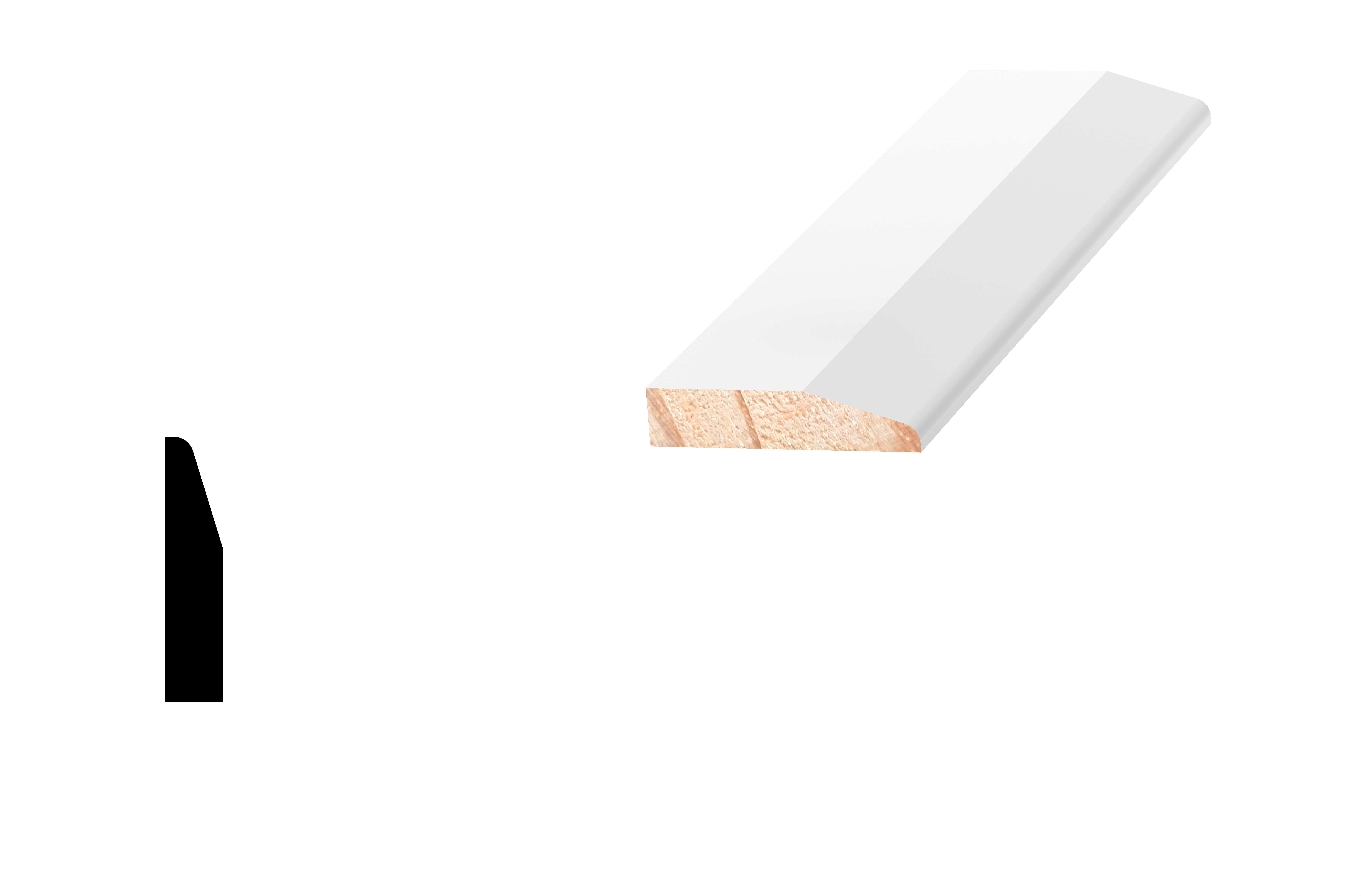 DL902 Chamfered&Rounded Architrave 