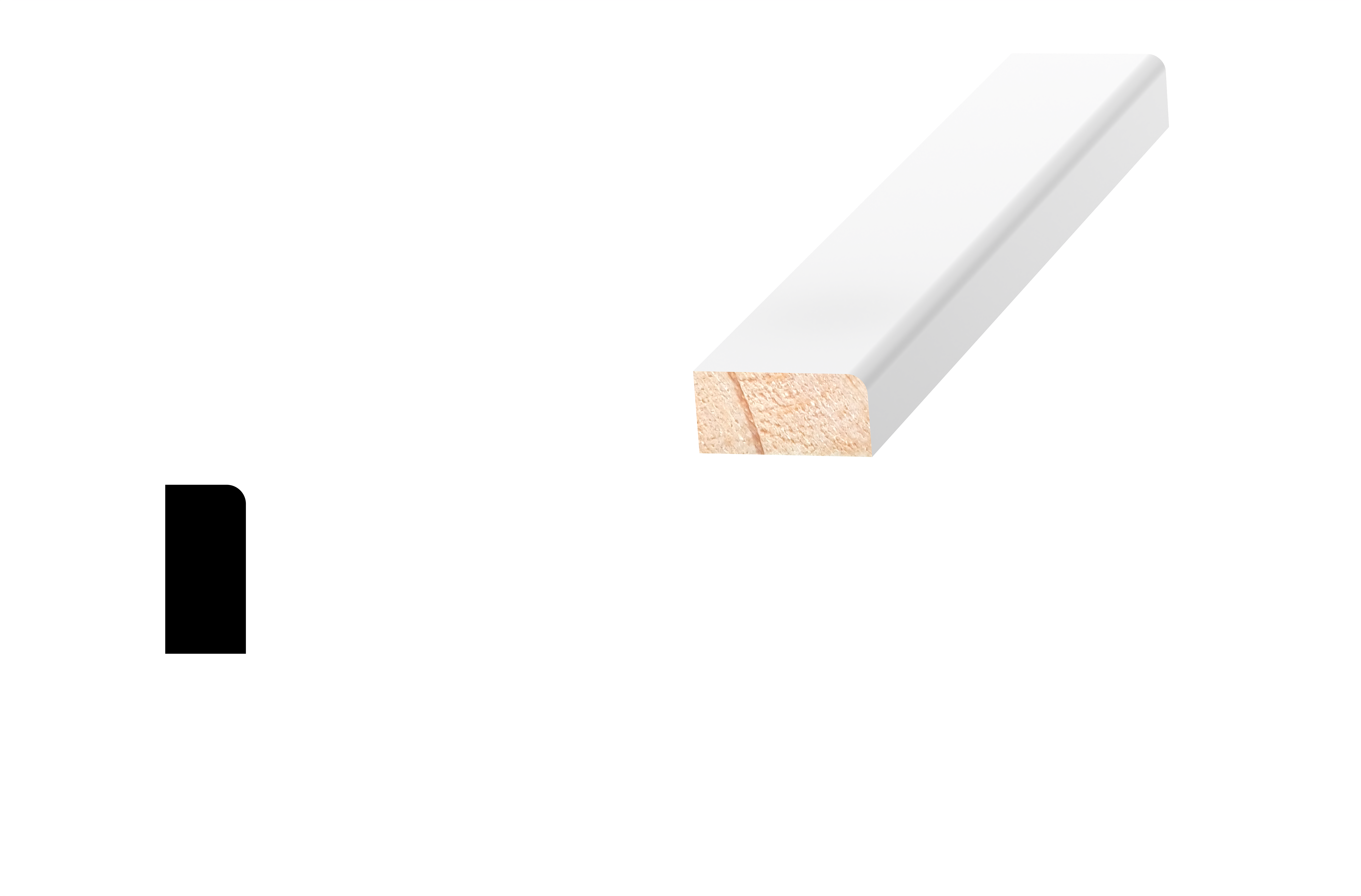DL907 Pencil Round 6MM Radius Architrave